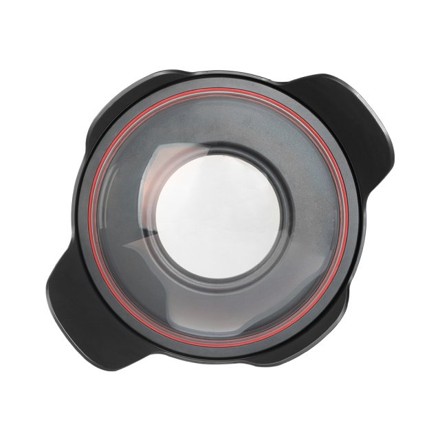 Cúpula de vidrio gran angular 230 mm